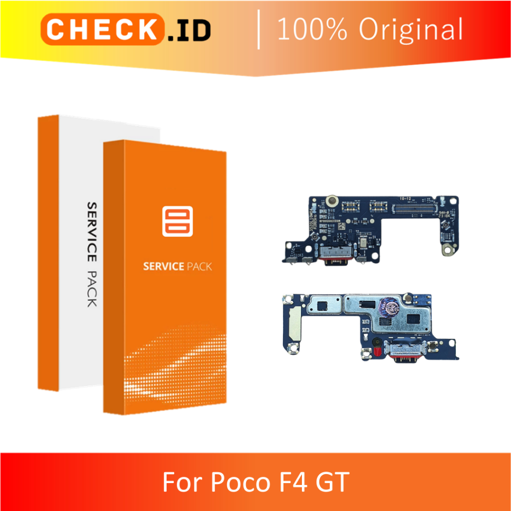 [ CHECK.ID ] KONEKTOR CHARGER SUBBOARD XIAOMI POCO F4 GT POCOPHONE F4 GT ORIGINAL