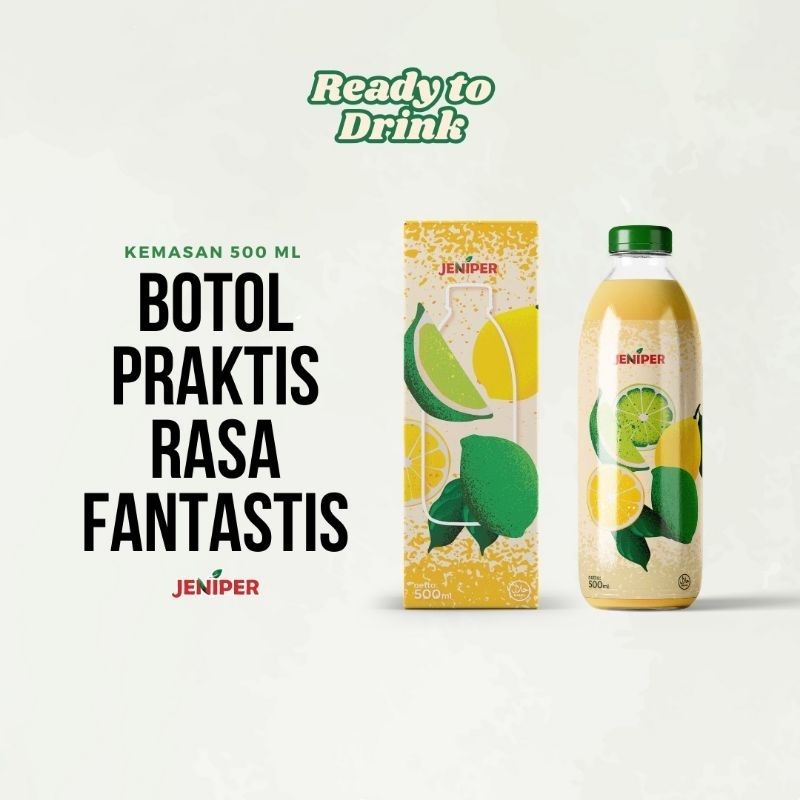 

Jeniper Ready To Drink 500ml kemasan plastik