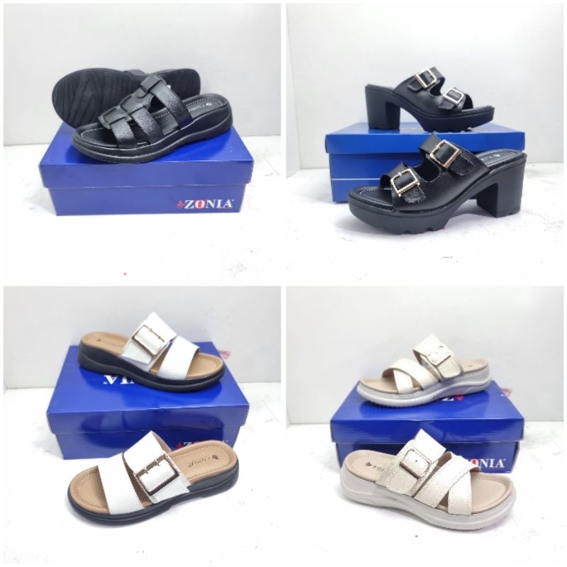 zonia sandal wedges heels wanita terbaru