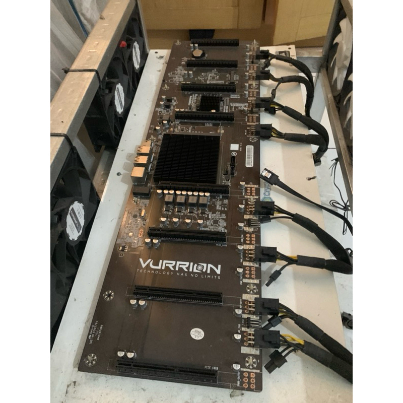 motherboard mining  vurrion 8 slot