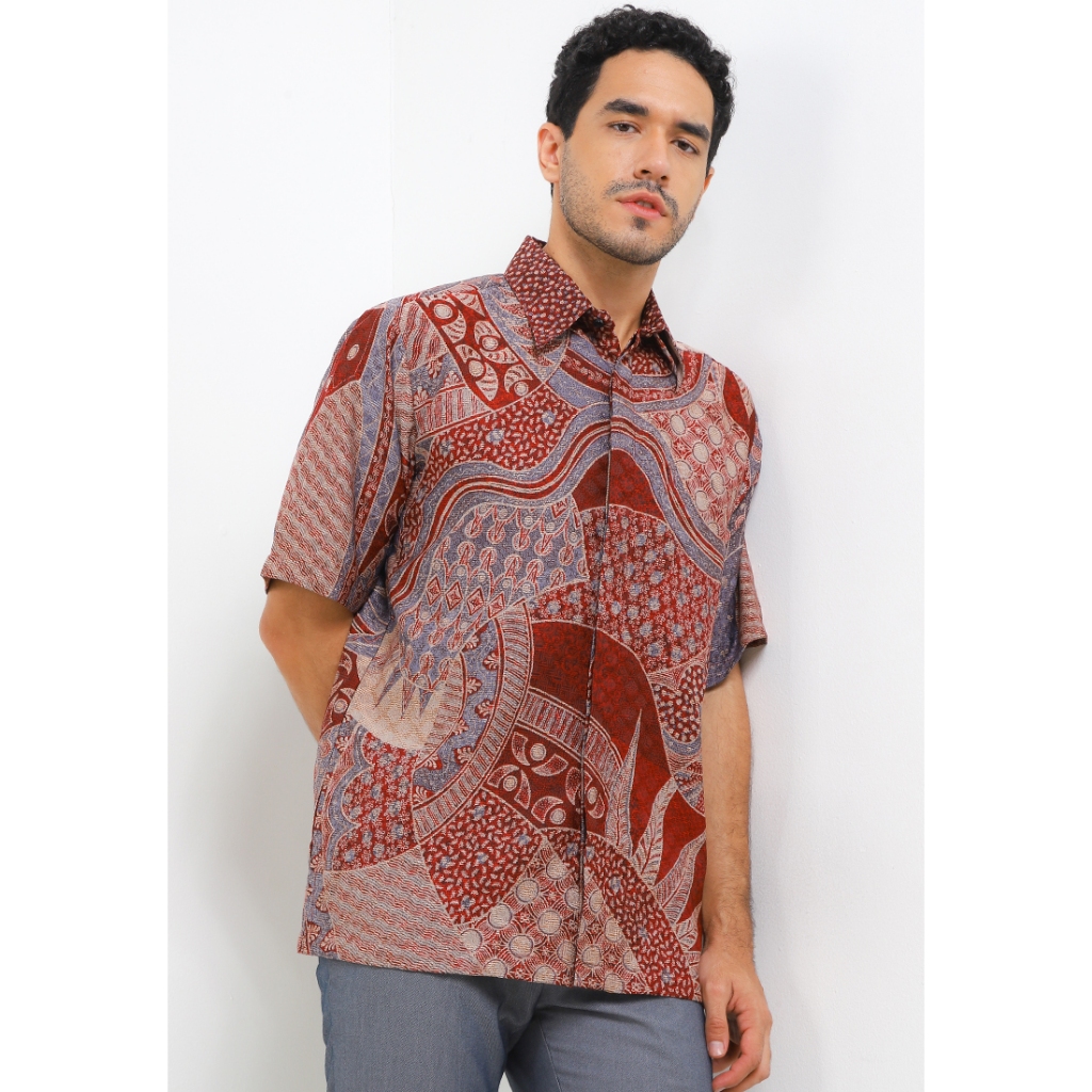 Arjuna Weda Hem Pria Batik Mahkota