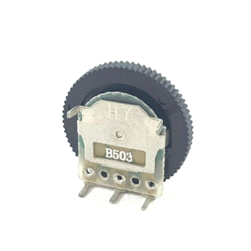 Potensio Gear 3 pin 50k Potensio kancing 3 pin Tekuk 16mm