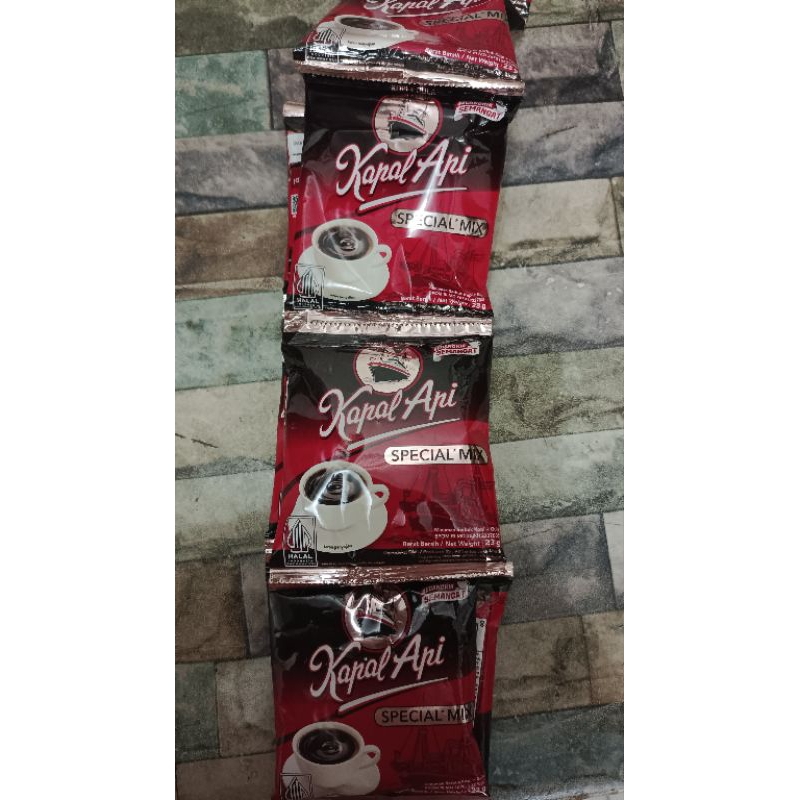 

Kopi Kapal Api Special Mix 1 renceng isi 10 sachet