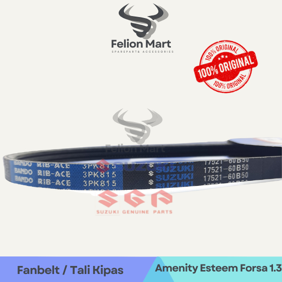 Tali Kipas Fanbelt Fan Belt Suzuki Amenity Esteem Forsa 1.3 Ori Original SGP
