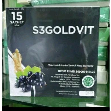 Asli S3Goldvit asli S3 Goldvit isi 15 sachet