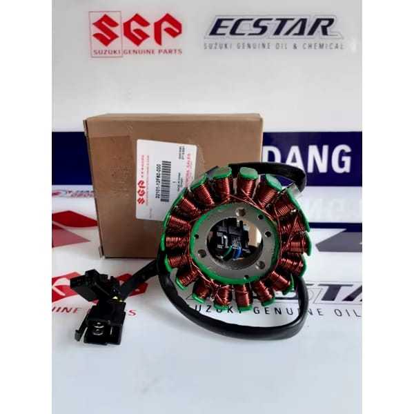 STATOR ASSY | SPUL MOTOR SUZUKI THUNDER125 ASLI ORIGINAL SGP
