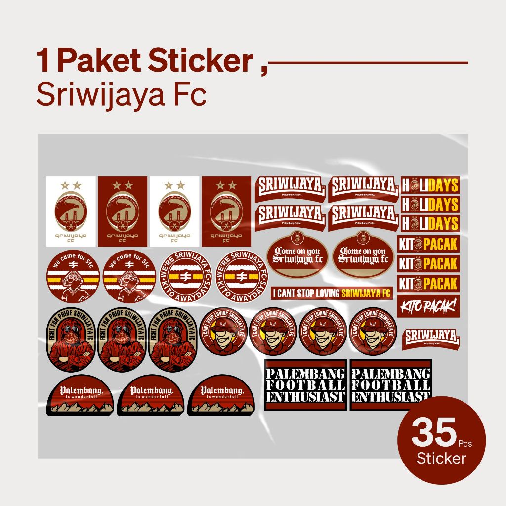 

Sticker Sepak Bola Pack, pendukung sepak bola penggemar sepak bola