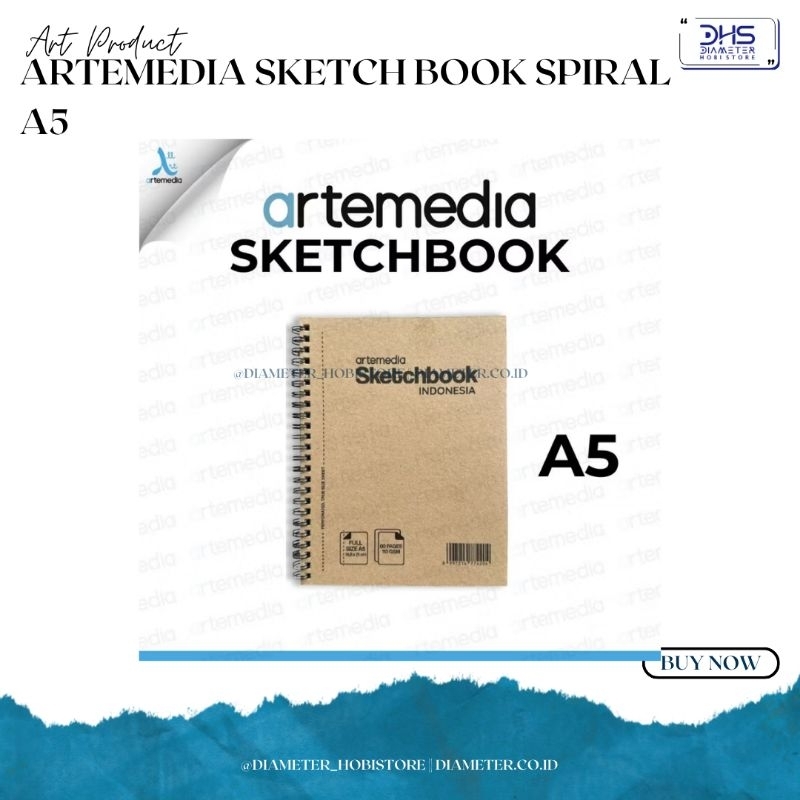 

Artemedia Sketch Book Spiral A5