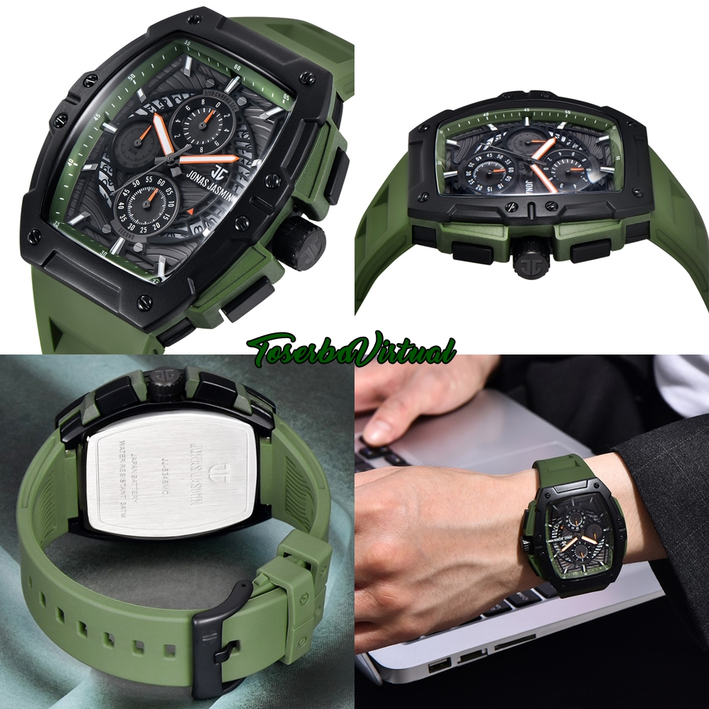 NEW ( COD ) JAM TANGAN PRIA JONAS JASMIN JJ-5348 ORIGINAL KADO UNIK COWOK COWO ELEGAN BERKESAN ARLOJ