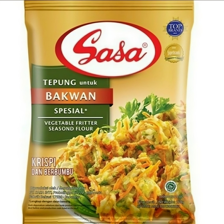 

Sasa Tepung Bakwan Kemasan 90 gram