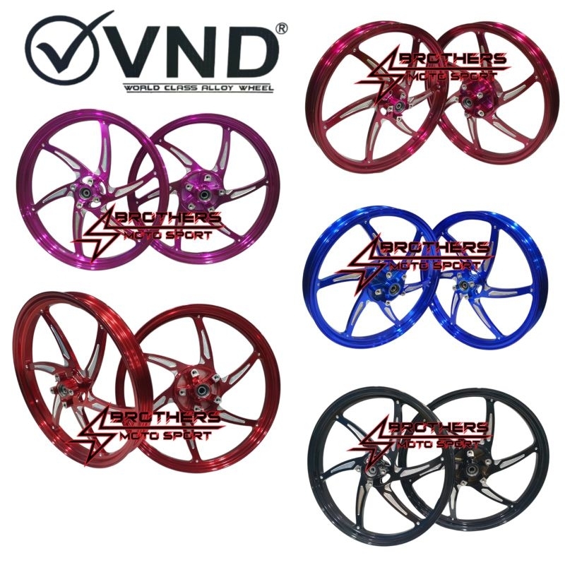 velg vnd six star V2 mx king velg racing vnd jupiter mx king150 pelek vnd F160x17 R160x17 mx king ve