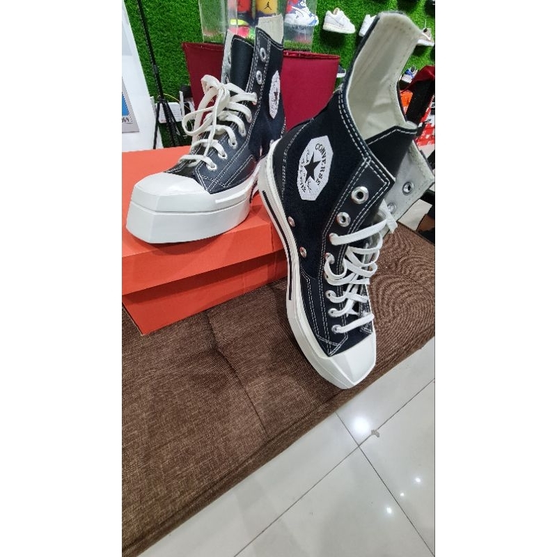 SEPATU CONVERSE CHUCK 70 DELUXE SQUARED BLACK ORIGINAL A06435C BNIB