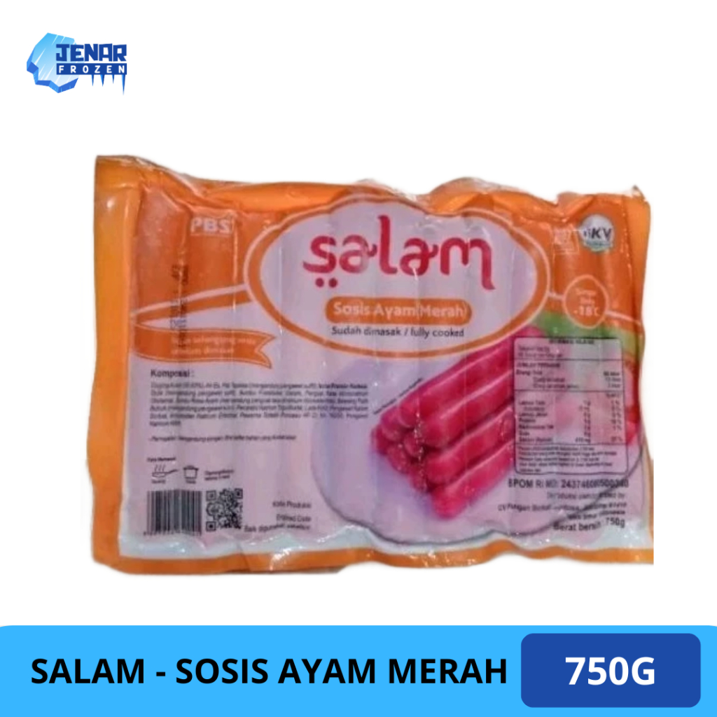 

Murah-Salam Sosis Ayam Merah 750 gram