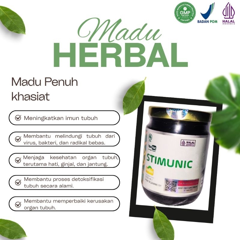 

Madu Stimunic 100% Herbal Alami – Tingkatkan Daya Tahan Tubuh!