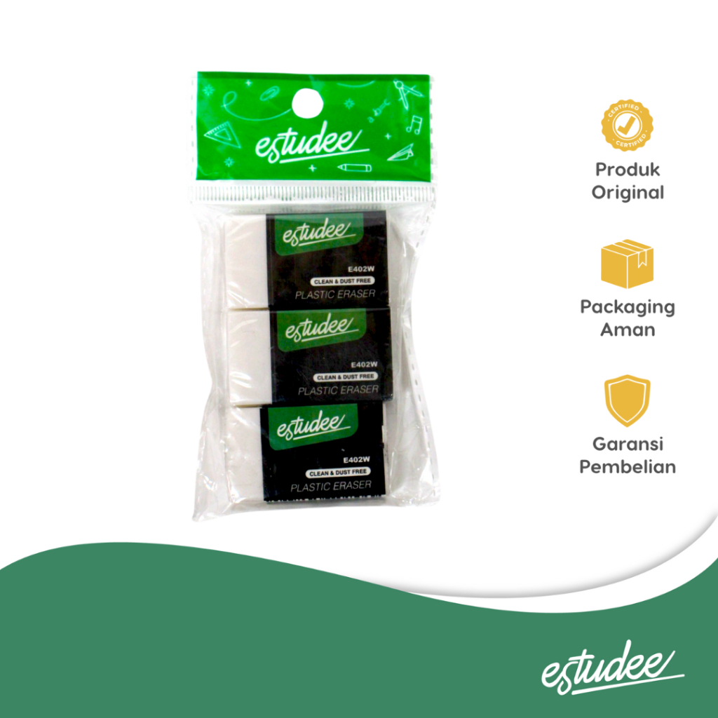 

ESTUDEE ERASER WHITE E402W SET 3