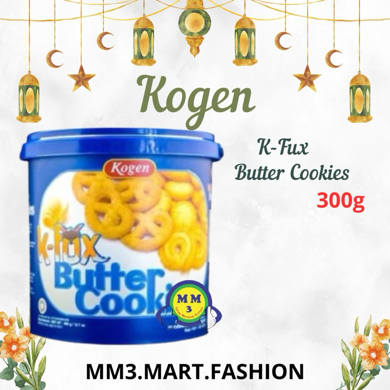 

KOGEN K FOX BUTTER COOKIES 300GR TOPLES