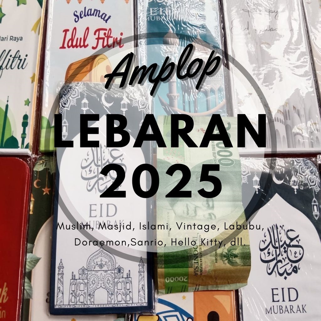 

[10LEMBAR] Amplop Lebaran Jumbo 2025 Angpao Lebaran SIAP PAKAI