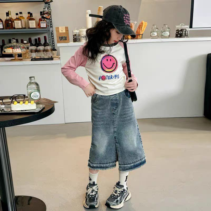 By Alesha 4-8 Tahun Setelan Rok Setelan Anak Perempuan Import