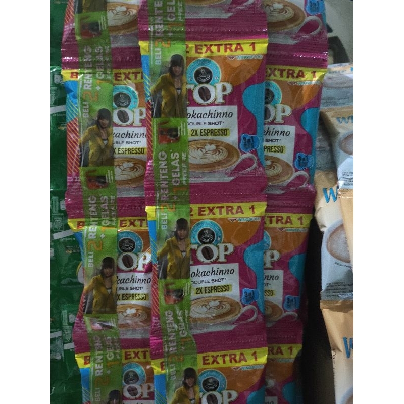 

TOP Kapocinno Espresso Dpt 2renteng free gelas atau 30biji