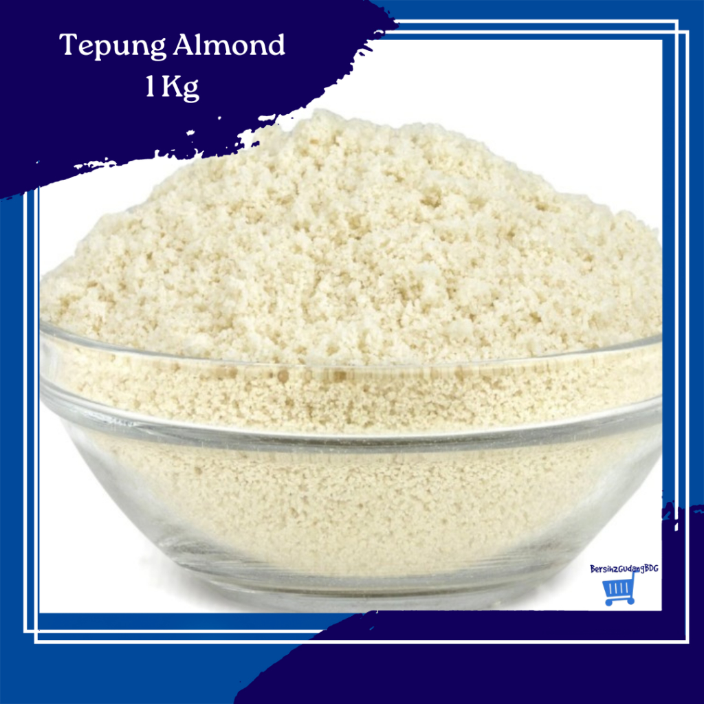 

Tepung Almond / Almond Powder / Almond Flour / Bubuk Extra Fine Raw 1 kg