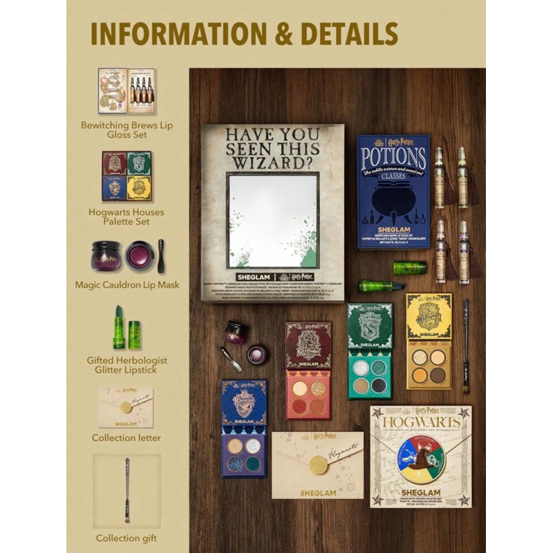 HARRY POTTER OFFICIAL MERCH - MAKE UP SET HARRY POTTER