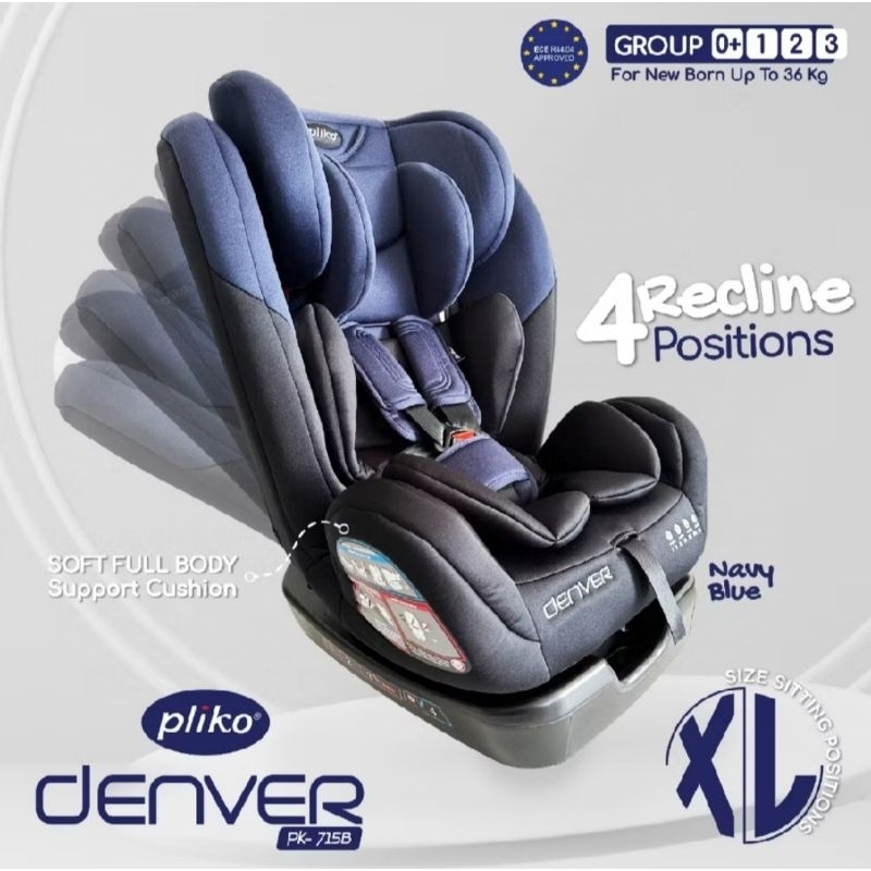 Car seat pliko denver