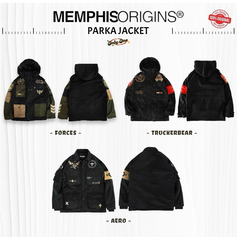 MEMPHISORIGINS - PARKA JACKET | FORCES, TRUCKERBEAR