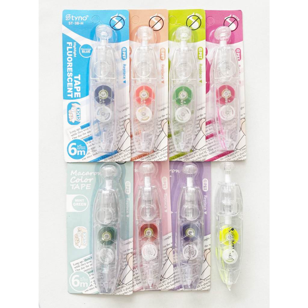 

Highlighter Tape ST-38 Fluorescent Pastel