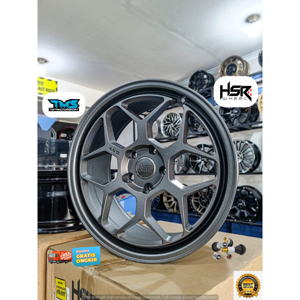Spesial Sale Velg Ring18 HSR GRY Mobil Almaz Cortez Sportage Santafe Xtrail Xpander Biante Outlander
