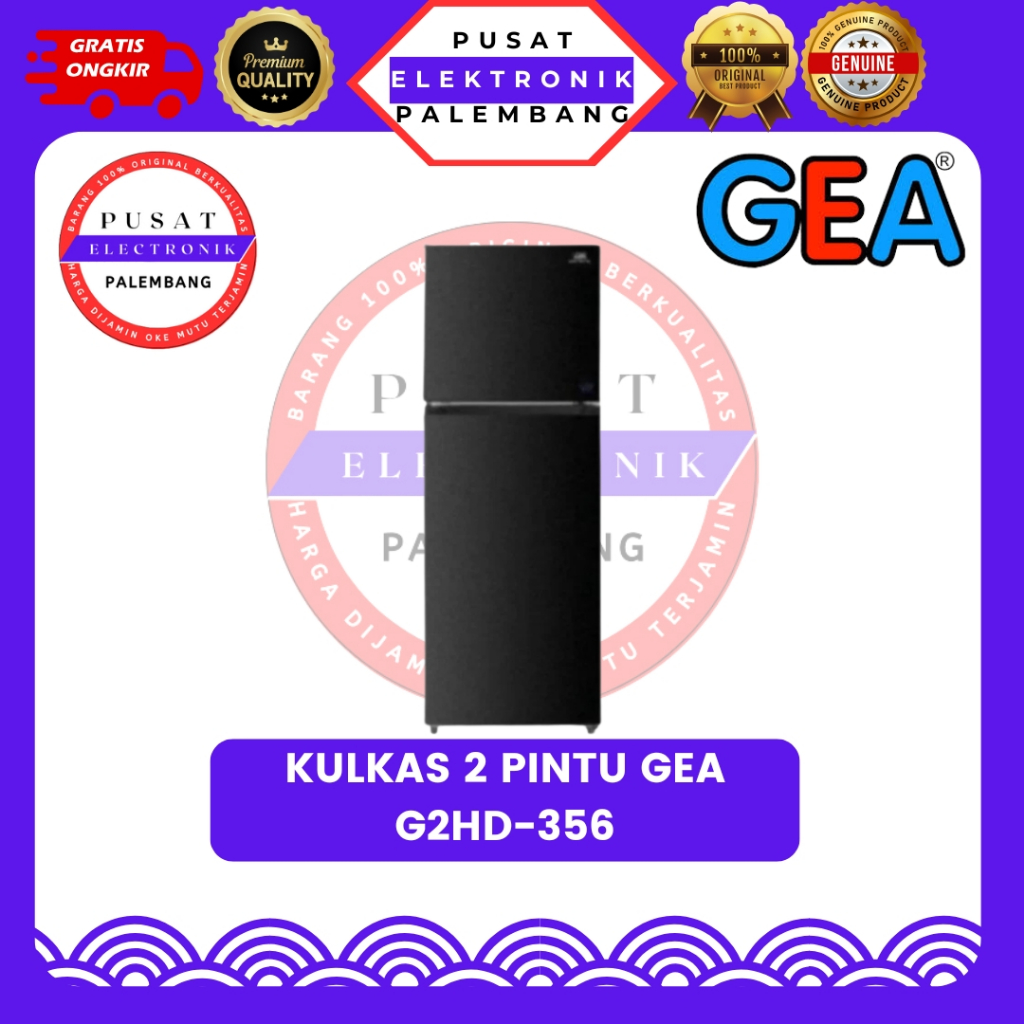 KULKAS 2 PINTU GEA G2D-356 KULKAS 2 PINTU PALEMBANG