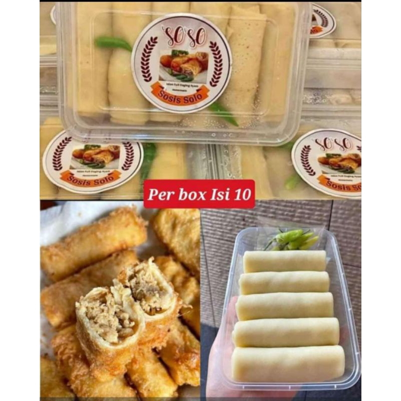 

Sosis Solo Per Box Isi 10