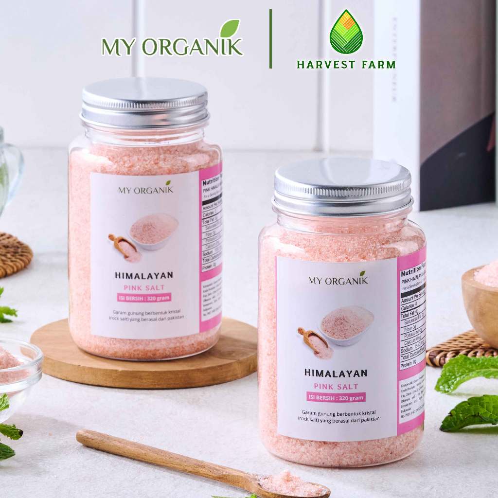 

My Organik Paket 640gr Garam Himalaya Original Asli Organik Himalayan Salt Himsalt Garem Premium