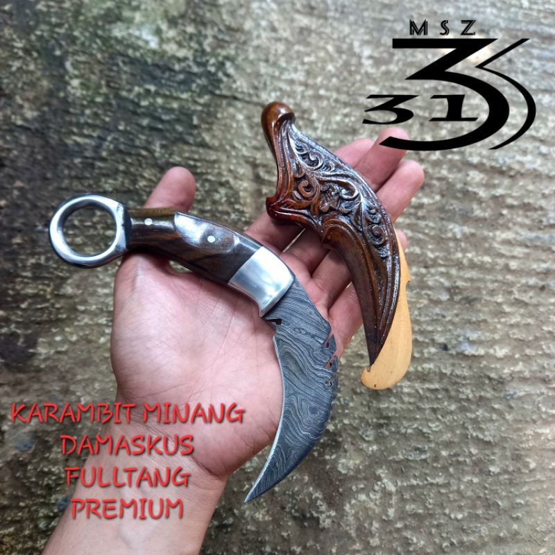 DAMASKUS PAMOR KARAMBIT MINANG PREMIUM 313MSZ
