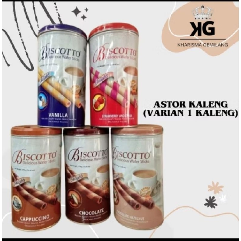 

Kaleng biscotto astor 370grm 1 Varian Kaleng Wafer STICK Anak Dewasa enak Murah