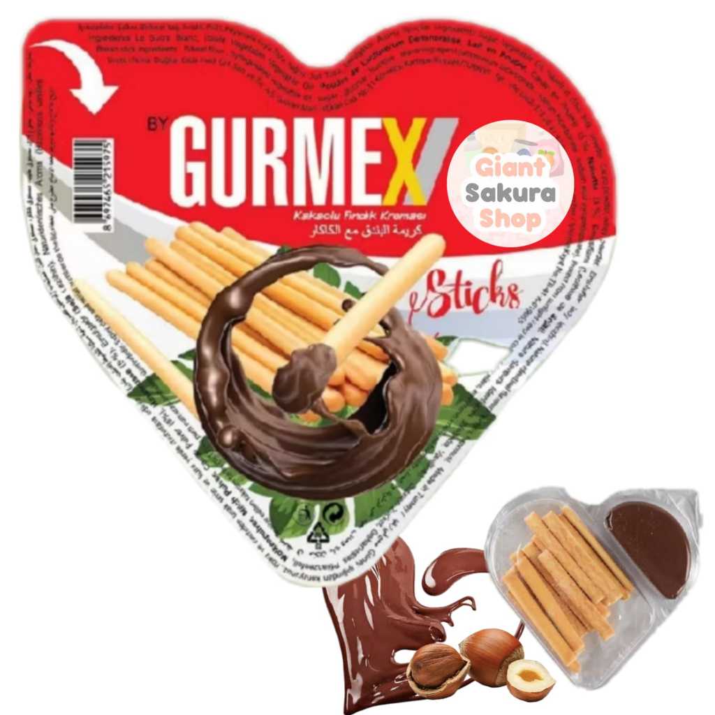 

Dogtat Gurmex Hazelnut Cream with Cocoa & Stick / biskuit stik / cemilan impor