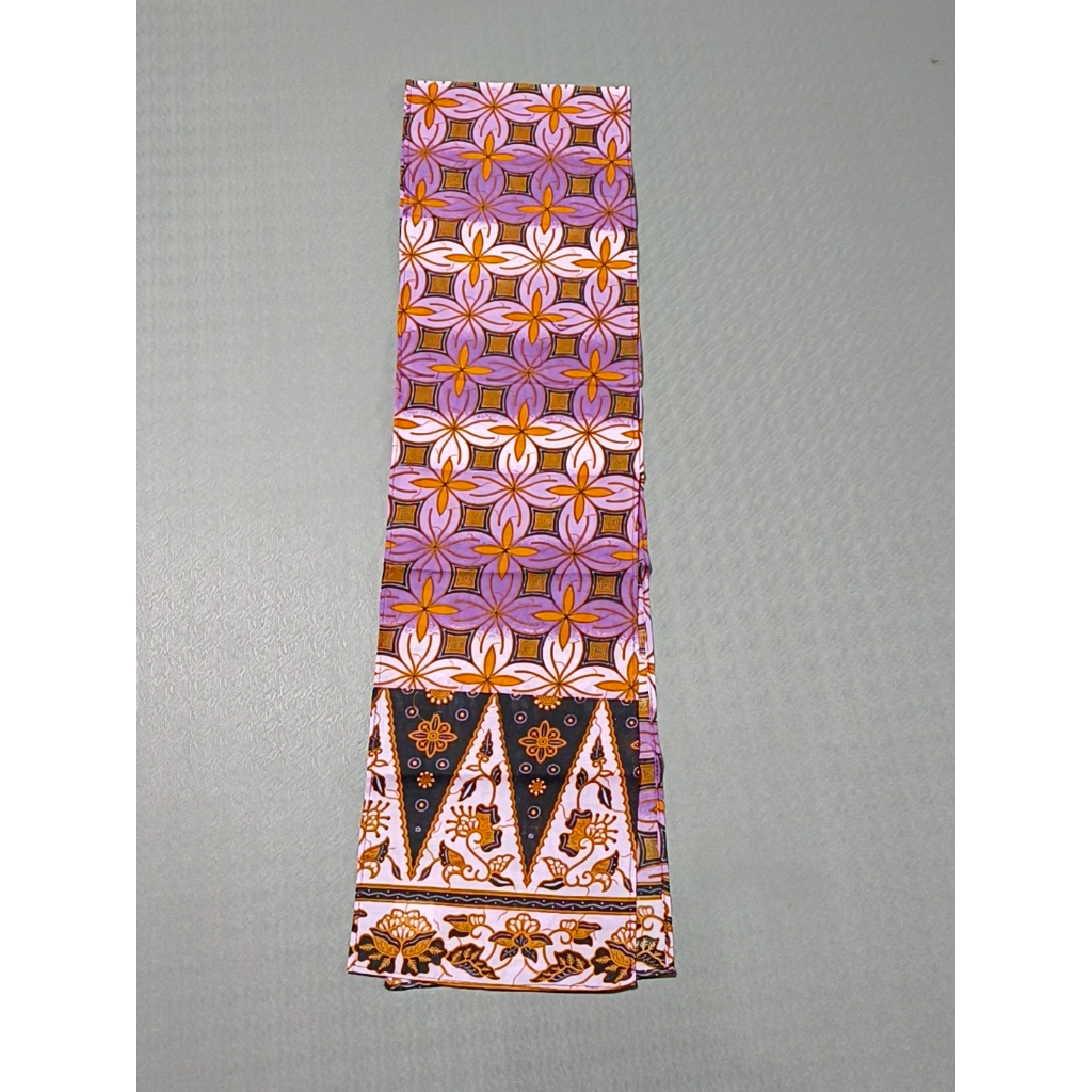 RB22 S55 Syal Batik Unisex Motif Etnik Scarf Leher Elegan untuk Pria & Wanita Motif Tradisional