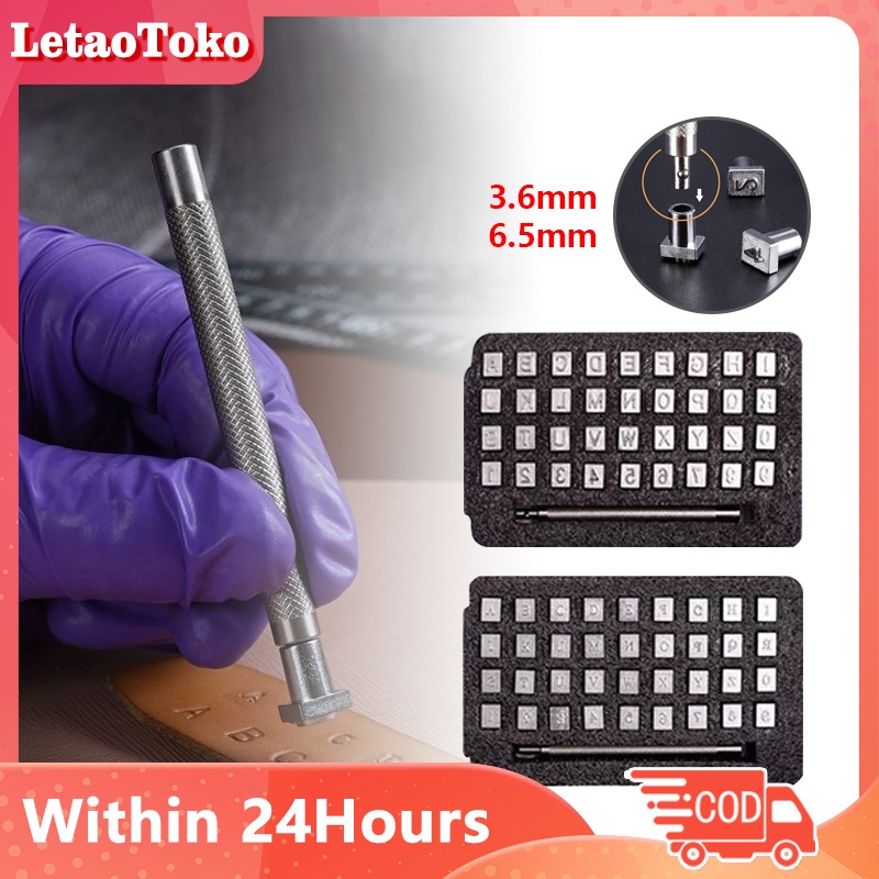 

Leather 26 alphabet stamp，Leather 0-9 Number 26 Alphabet Stamp，Stempel alfanumerik kulit