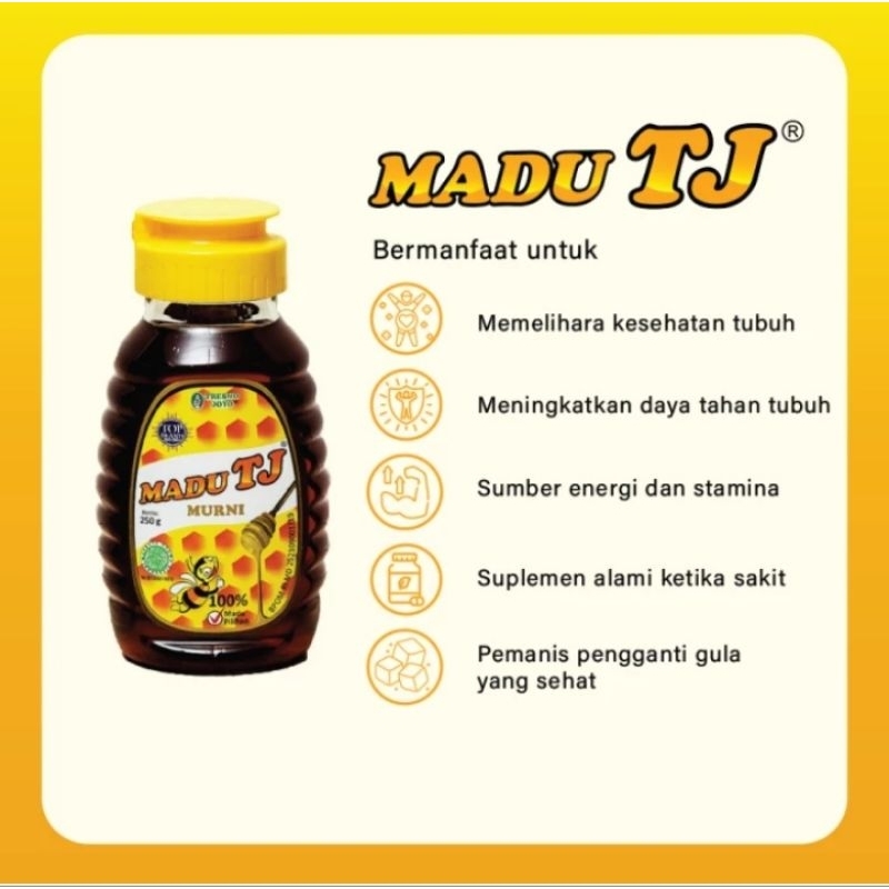 

Madu TJ murni 250 gr