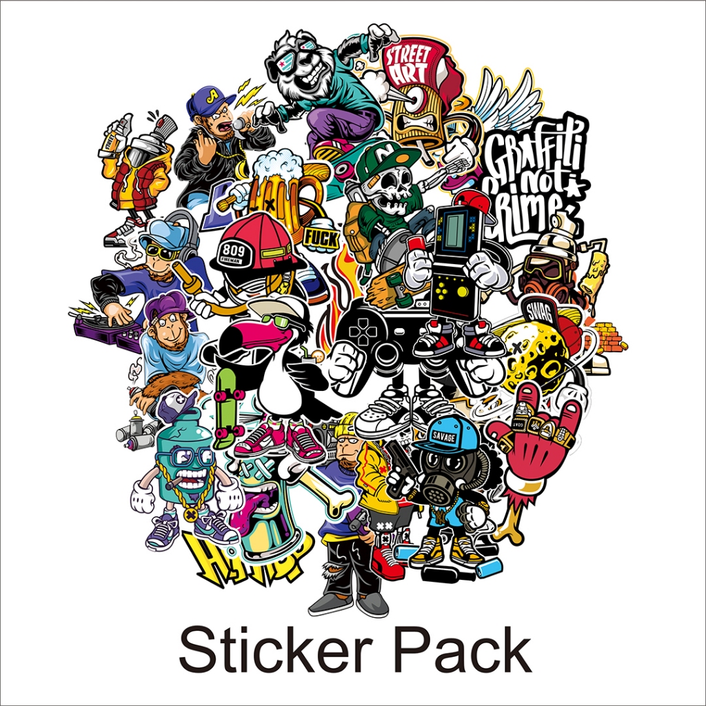 

Sticker pack grafity anti air high quality