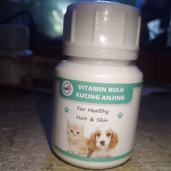 vitamin bulu kucing atau anjing vitamin pelebat bulu