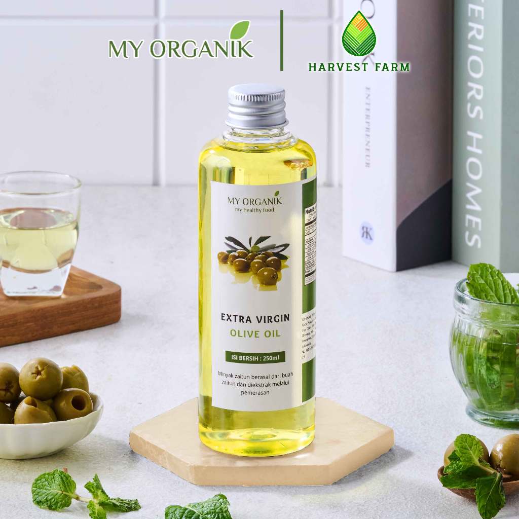 

My Organik Minyak zaitun Asli untuk diminum Extra Virgin Olive Oil Organic Premium Murni