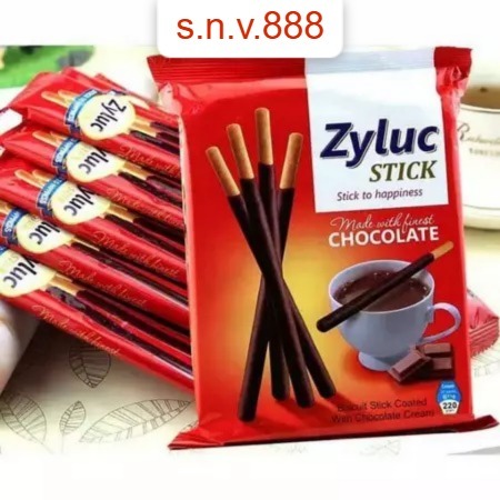 

[S.N.V]Biskitop ZYLUC Stik Coklat Netto 43g/Stik zyluc 220g Cemilan Terbaru Favorit Keluarga dan Anak-Anak