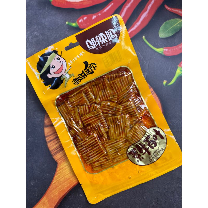 

[ enchanting] Camilan Pedas Tendon Spicy Snack Viral Stik Kembang Tahu Snack Viral