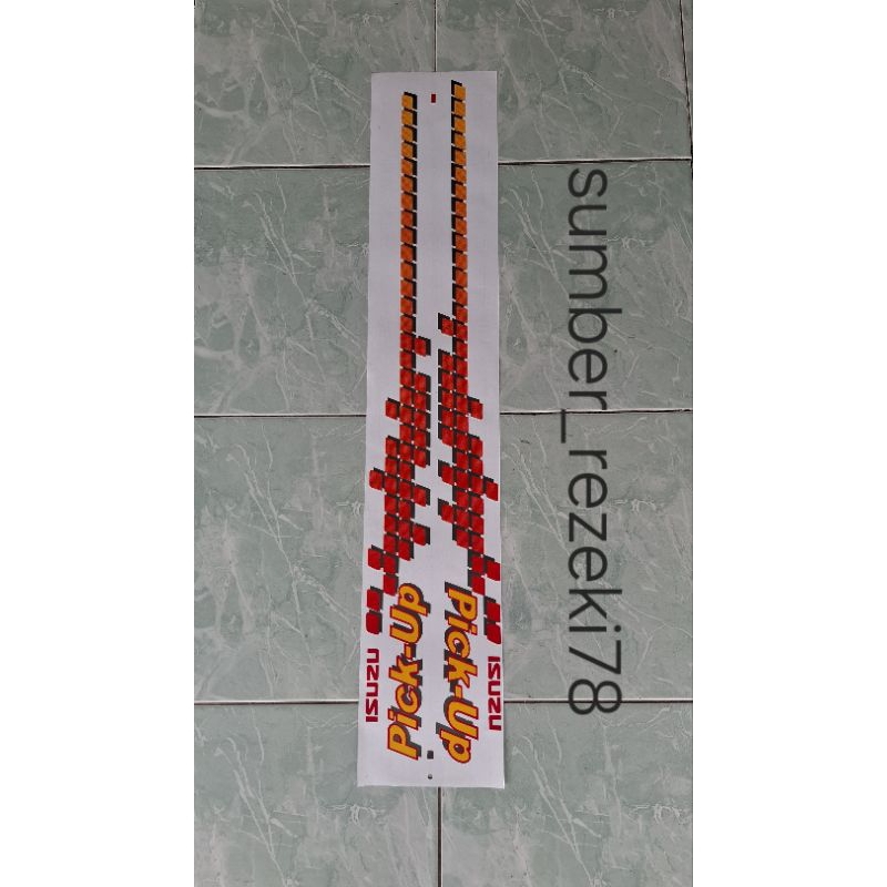sticket stiker panther pick up/stiker Isuzu panther pick up/stiker panther