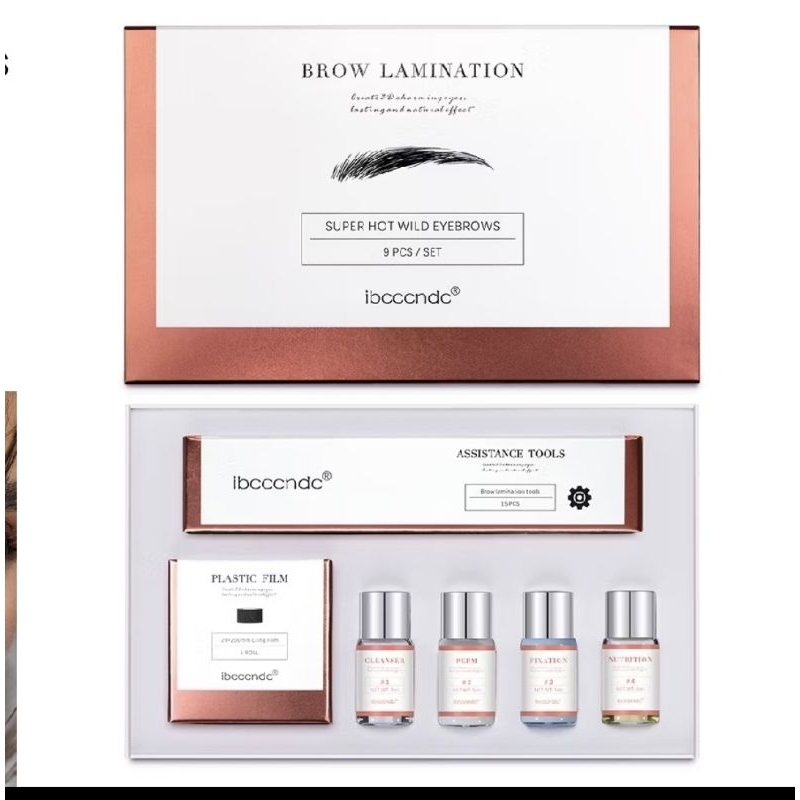 Set Lamination/Lifting/Laminating Brow/Alis Kit Eyebrow/Brow Bomber Perapi Alis