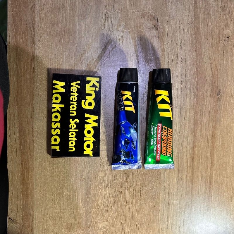 Kit Paste Wax Body Motor Kilau Kilap Metalic Compound
