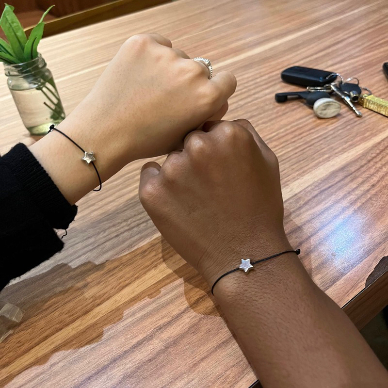 gelang couple, gelang bintang/gelang couple wanita