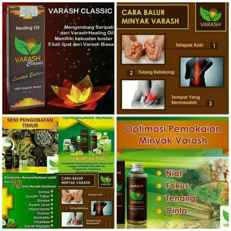 VARASH CLASSIC ORIGINAL - BOOSTER untuk 78 Jenis Penyakit Berat / Ringan / Sudah Menahun. AMAN ASLI 