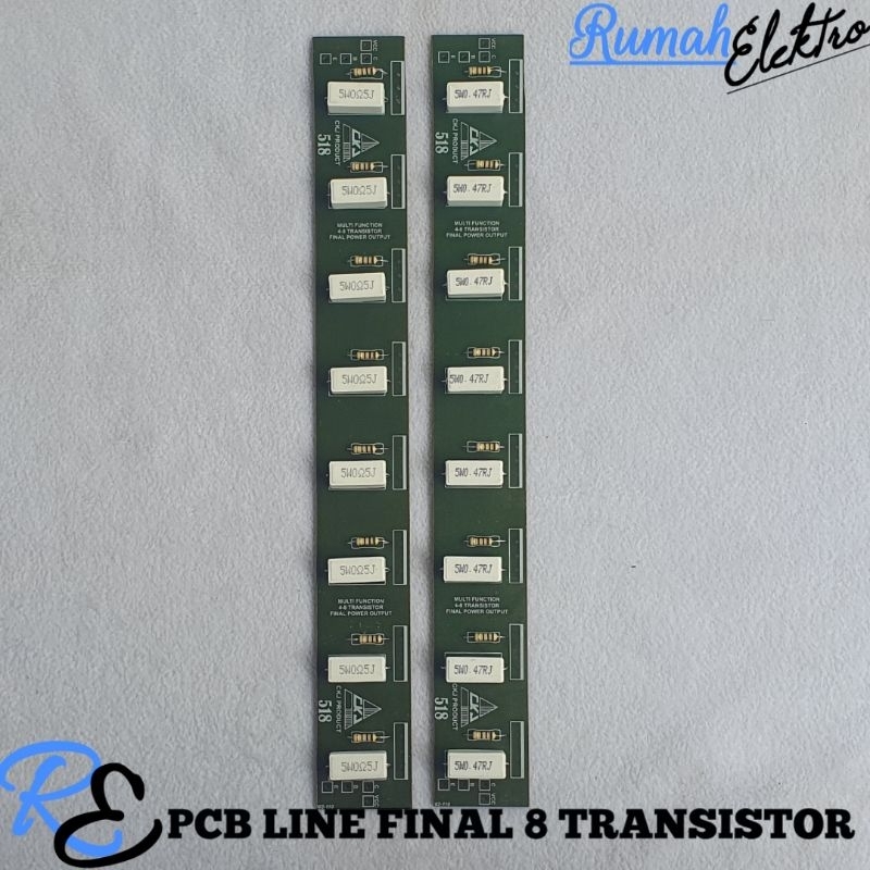 PCB LINE FINAL 4 SET SANKEN FULL RESISTOR