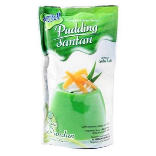 

pudding santan nutrijell pandan 145